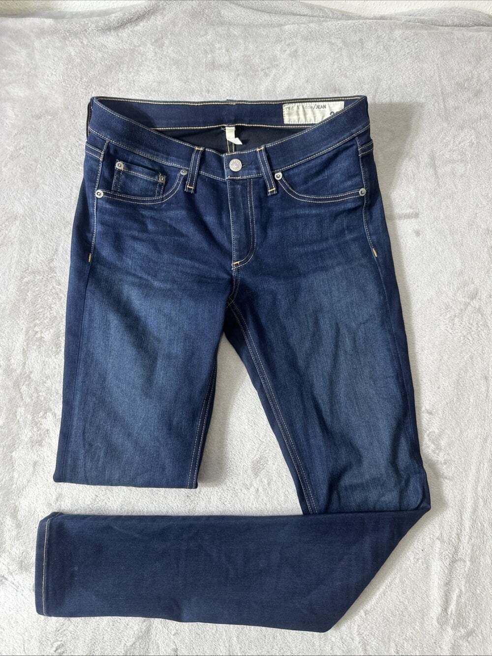 Rag & Bone Bedford Jeans Womens 28 Dark Wash Stretch Skinny Slim Denim